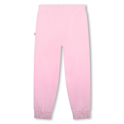 女童粉色Logo长裤