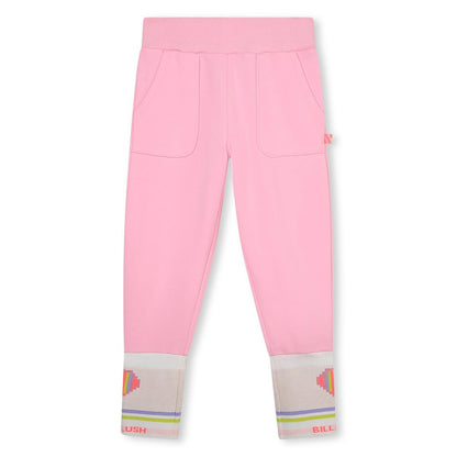 女童粉色长裤