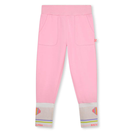 女童粉色长裤