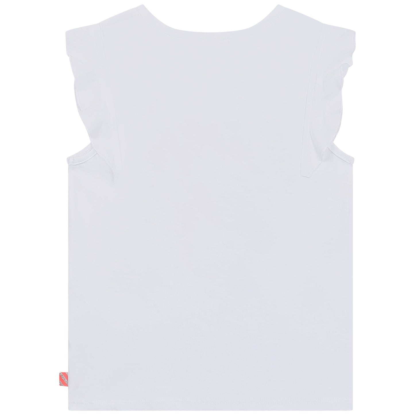 女童白色棉T恤