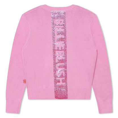 女童粉色开衫