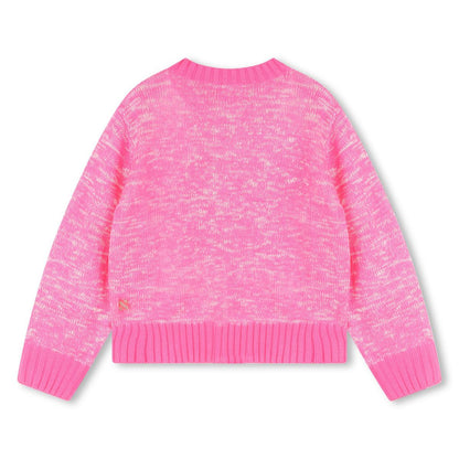 女童粉色拉链开衫