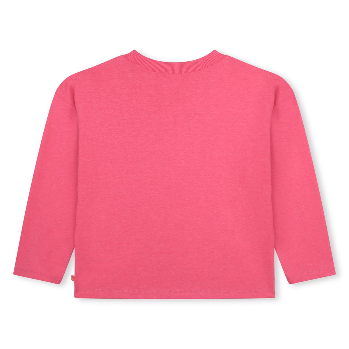 女童粉色印花T恤