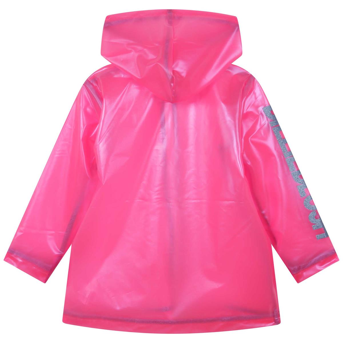 女童粉色雨衣