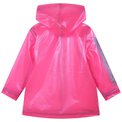 女童粉色雨衣