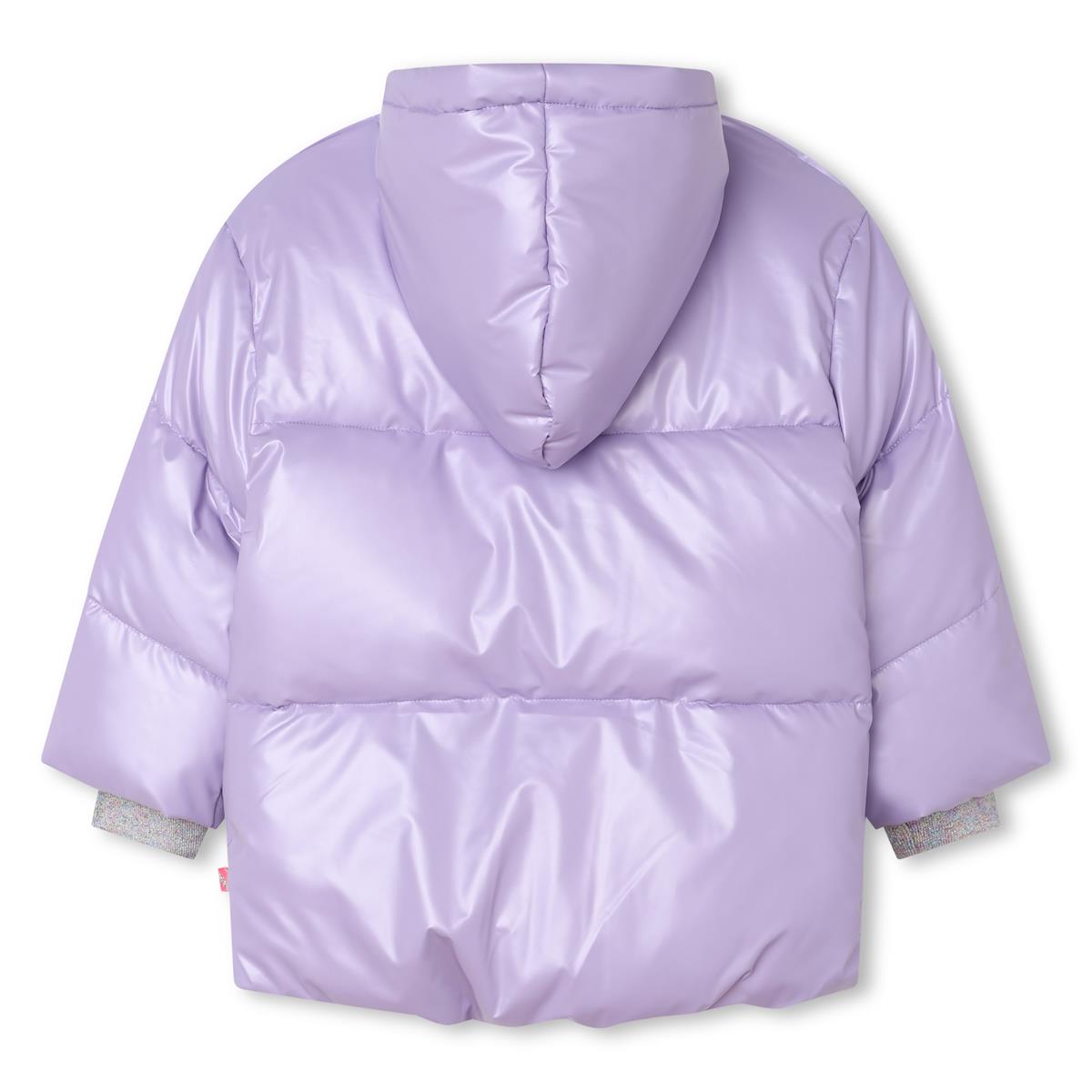 女童紫色棉服