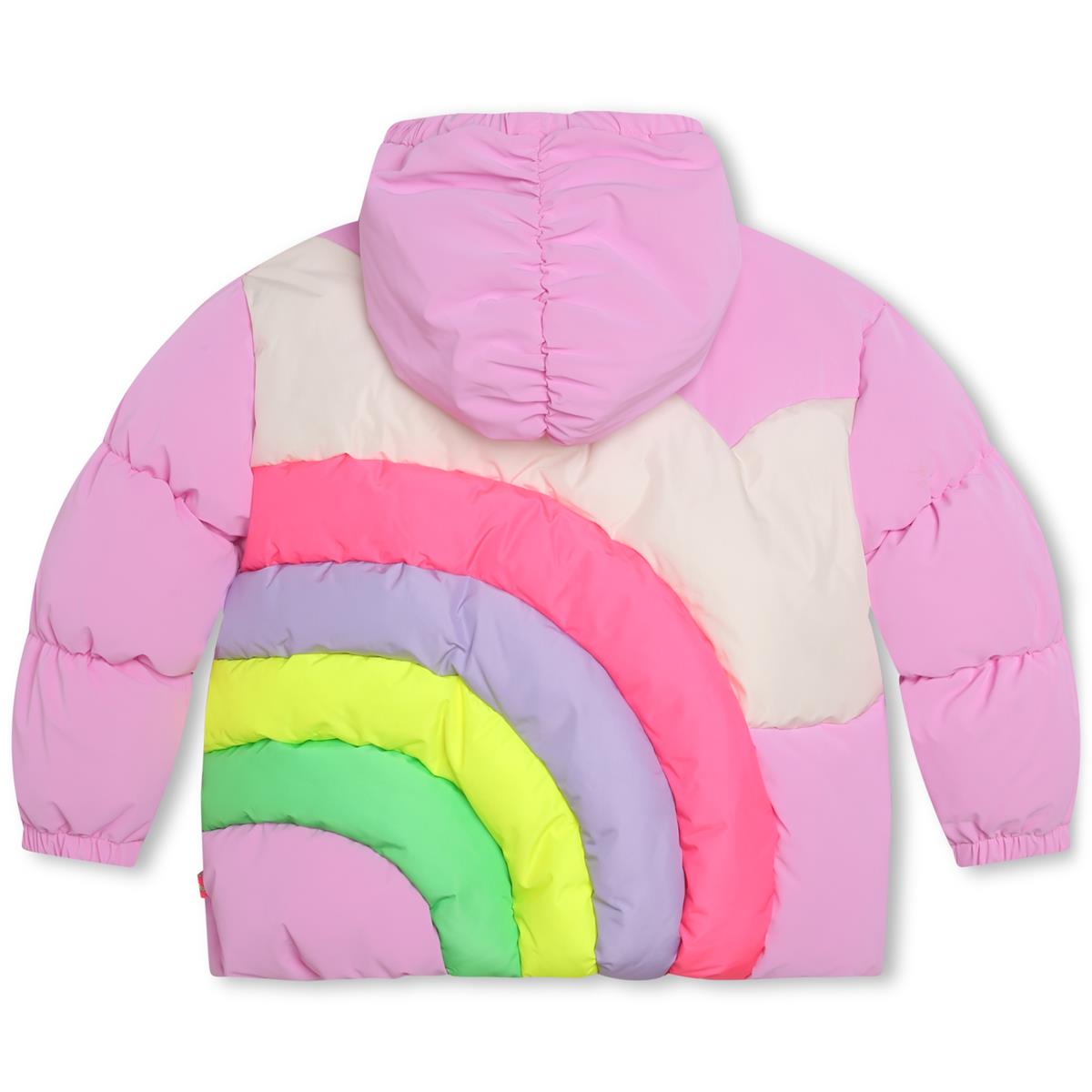 女童粉色棉服