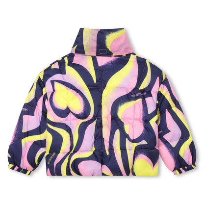 女童粉色棉服