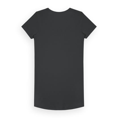 女童黑色棉连衣裙