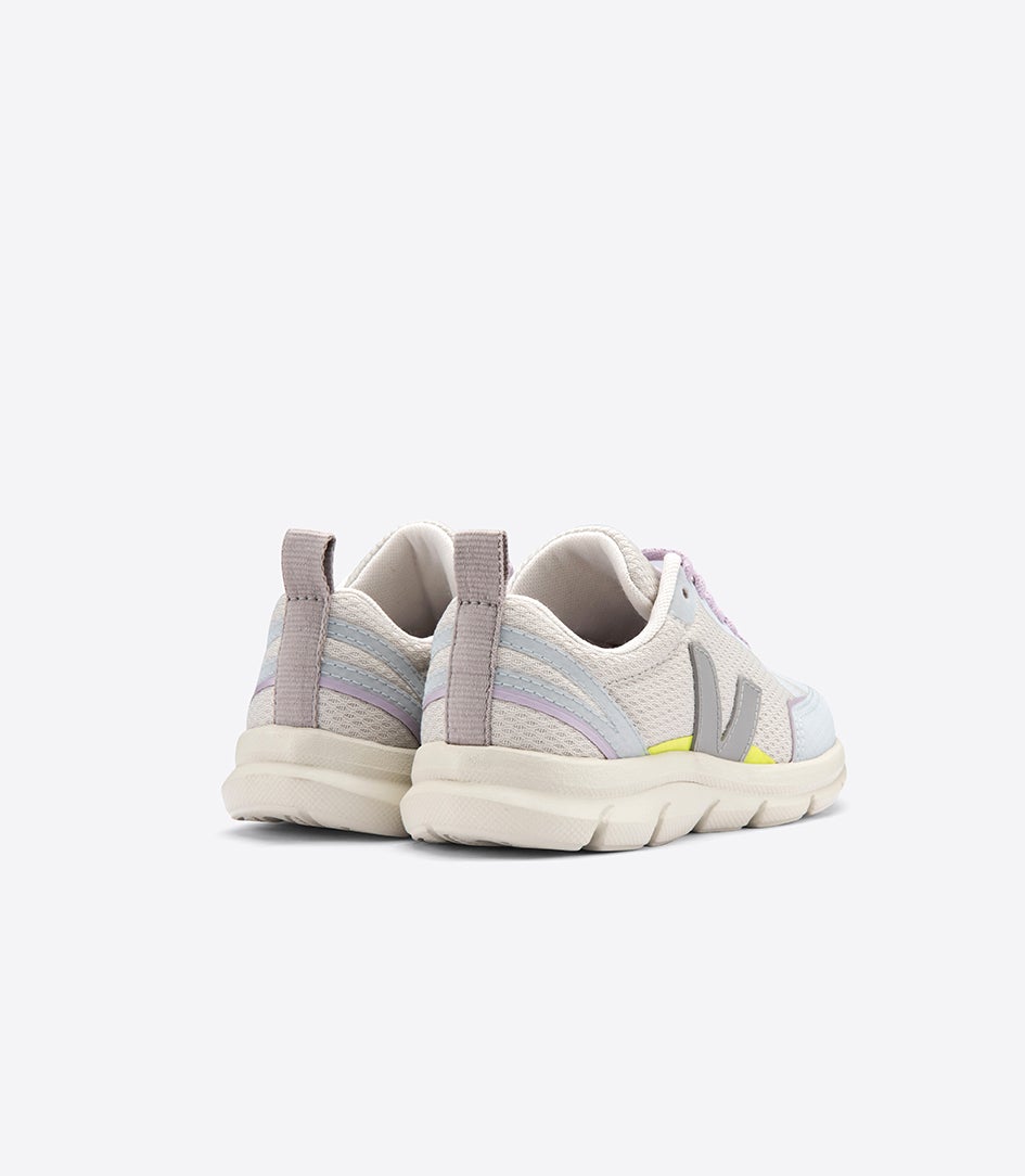 女童牛津灰色"V" Logo运动鞋