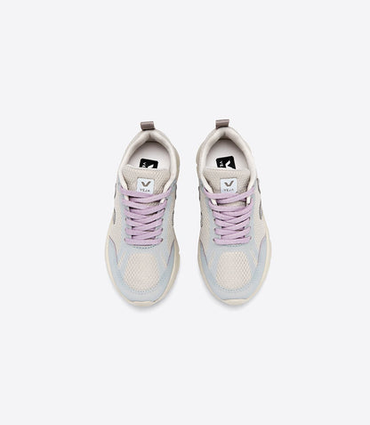 女童牛津灰色"V" Logo运动鞋