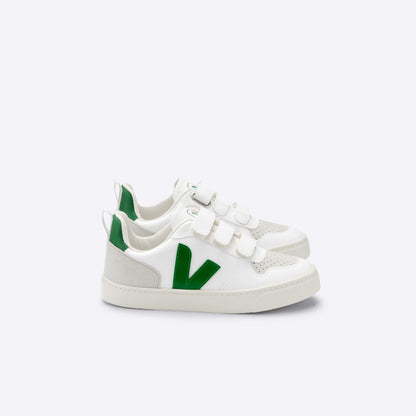 儿童绿色"V"板鞋