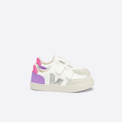 儿童紫色"V"板鞋