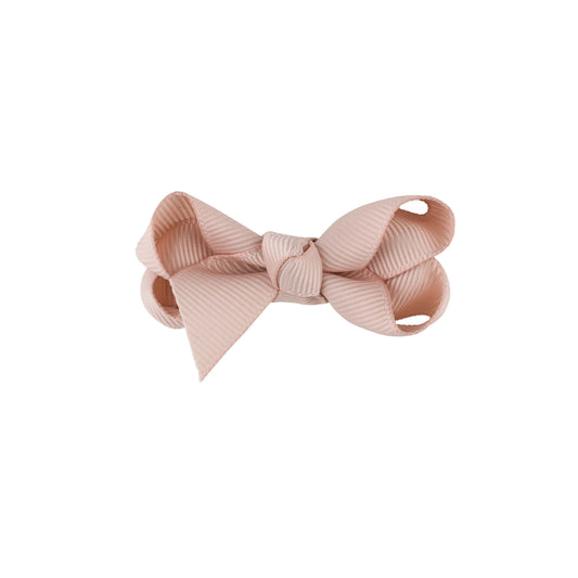 女童粉色蝴蝶结发夹 - 6cm