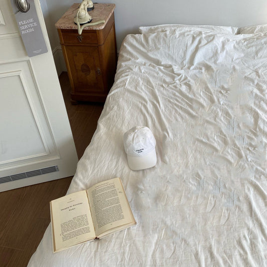 儿童白色棒球帽