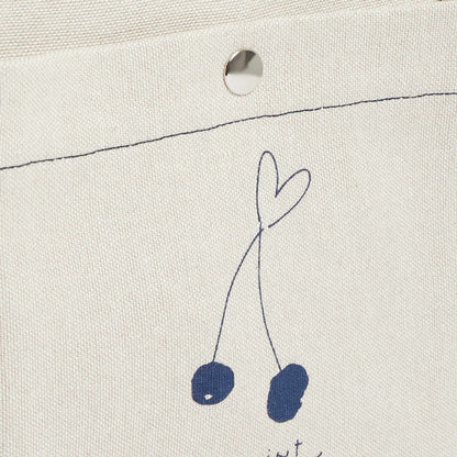 女童白色Logo手提包