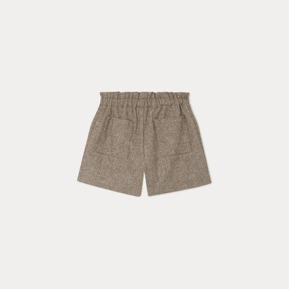 女童浅褐色羊毛短裤