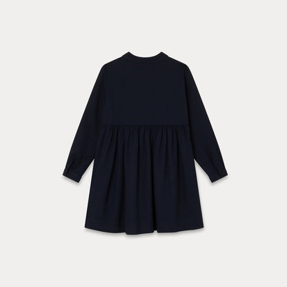 女童藏青色连衣裙