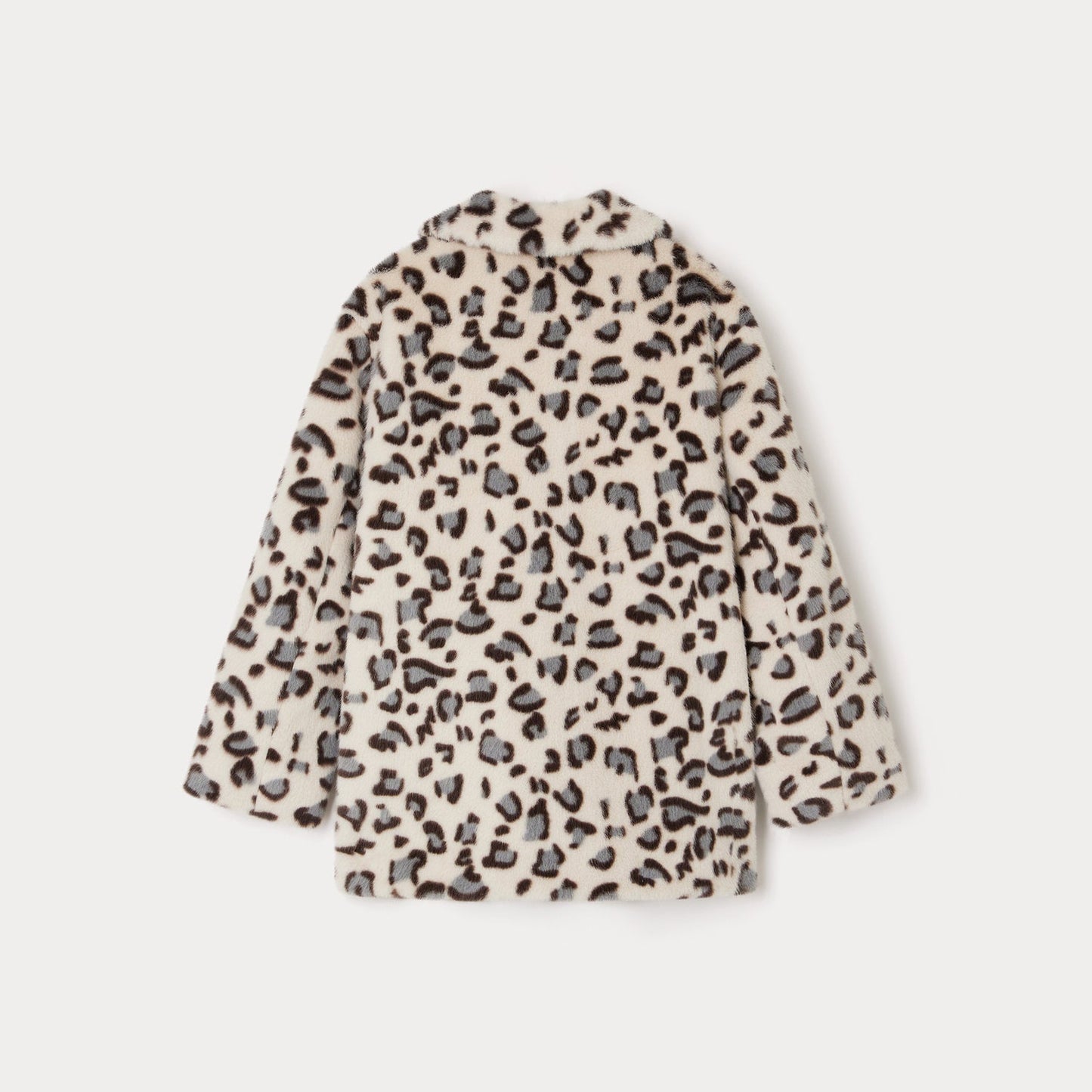 女童豹纹印花外套