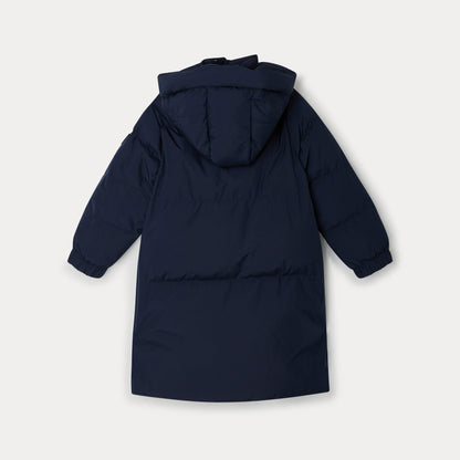 女童藏青色棉服