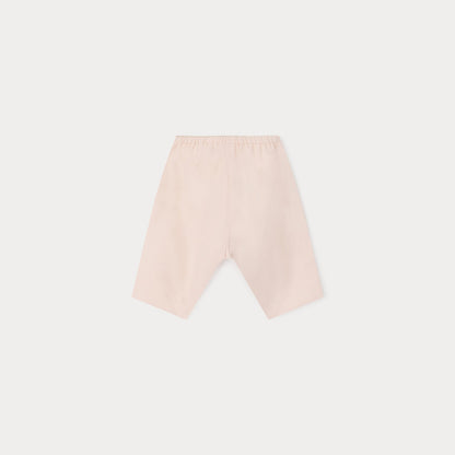 女婴粉色棉长裤