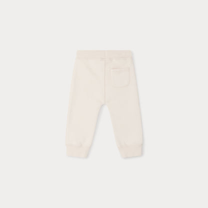 婴儿白色棉长裤