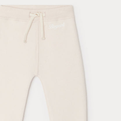 婴儿白色棉长裤