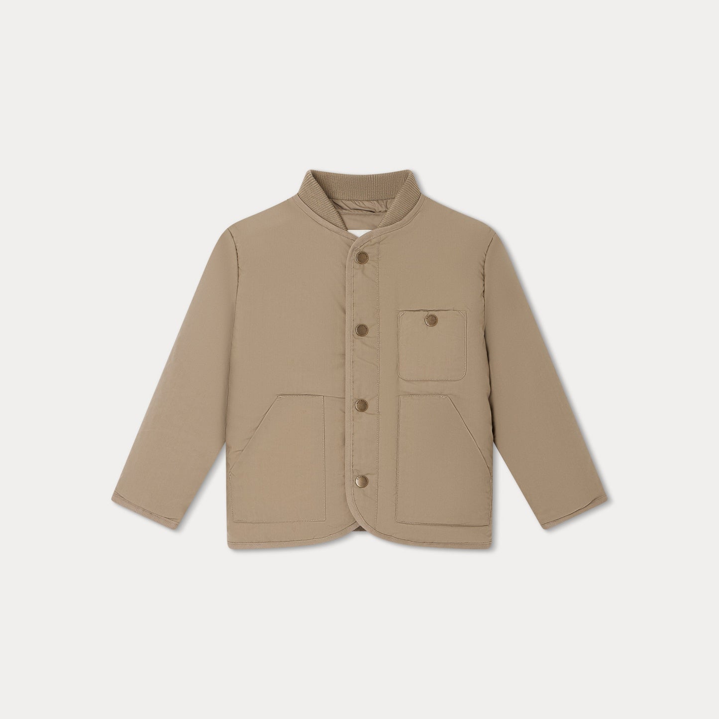男童卡其色棉服