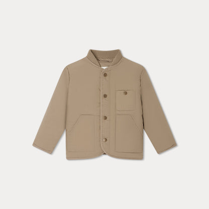 男童卡其色棉服