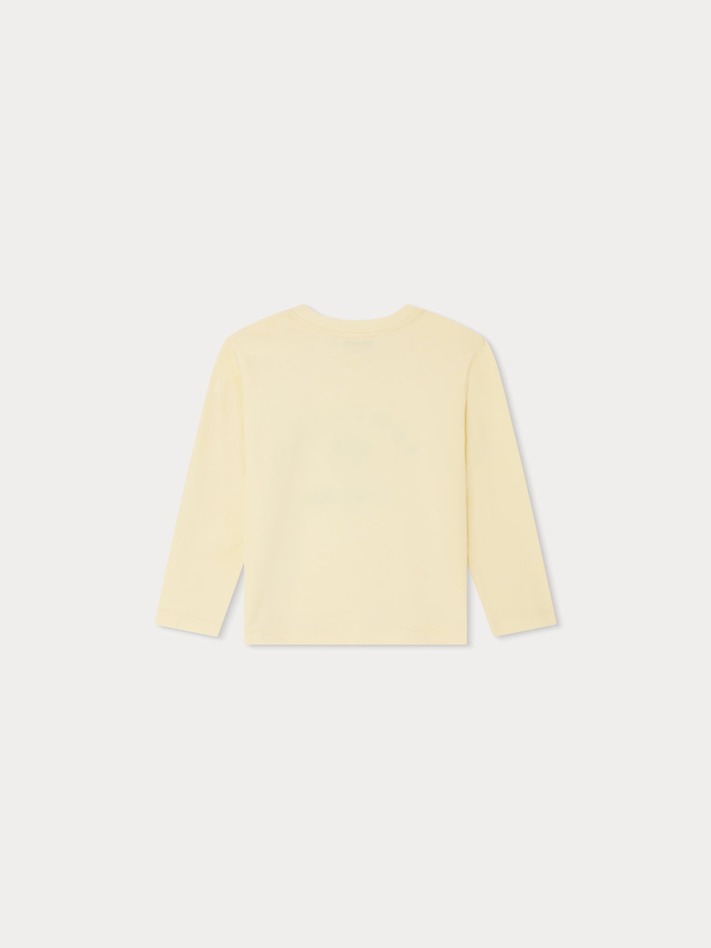 男童浅黄色Logo棉T恤