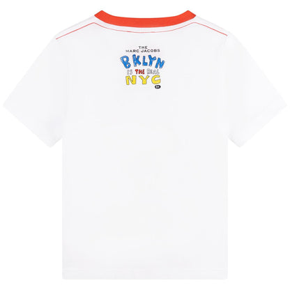 儿童白色LogoT恤