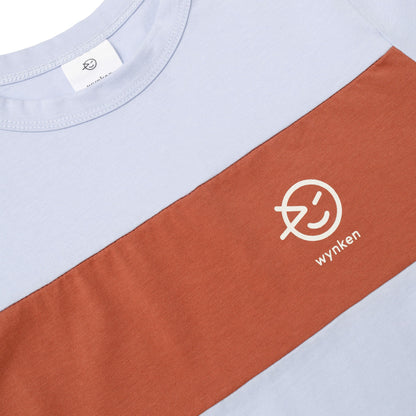 儿童淡蓝色棉T恤