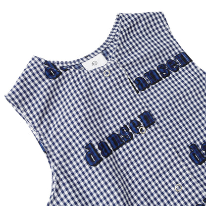 Girls Blue Logo Dress