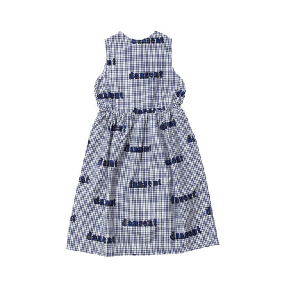 Girls Blue Logo Dress