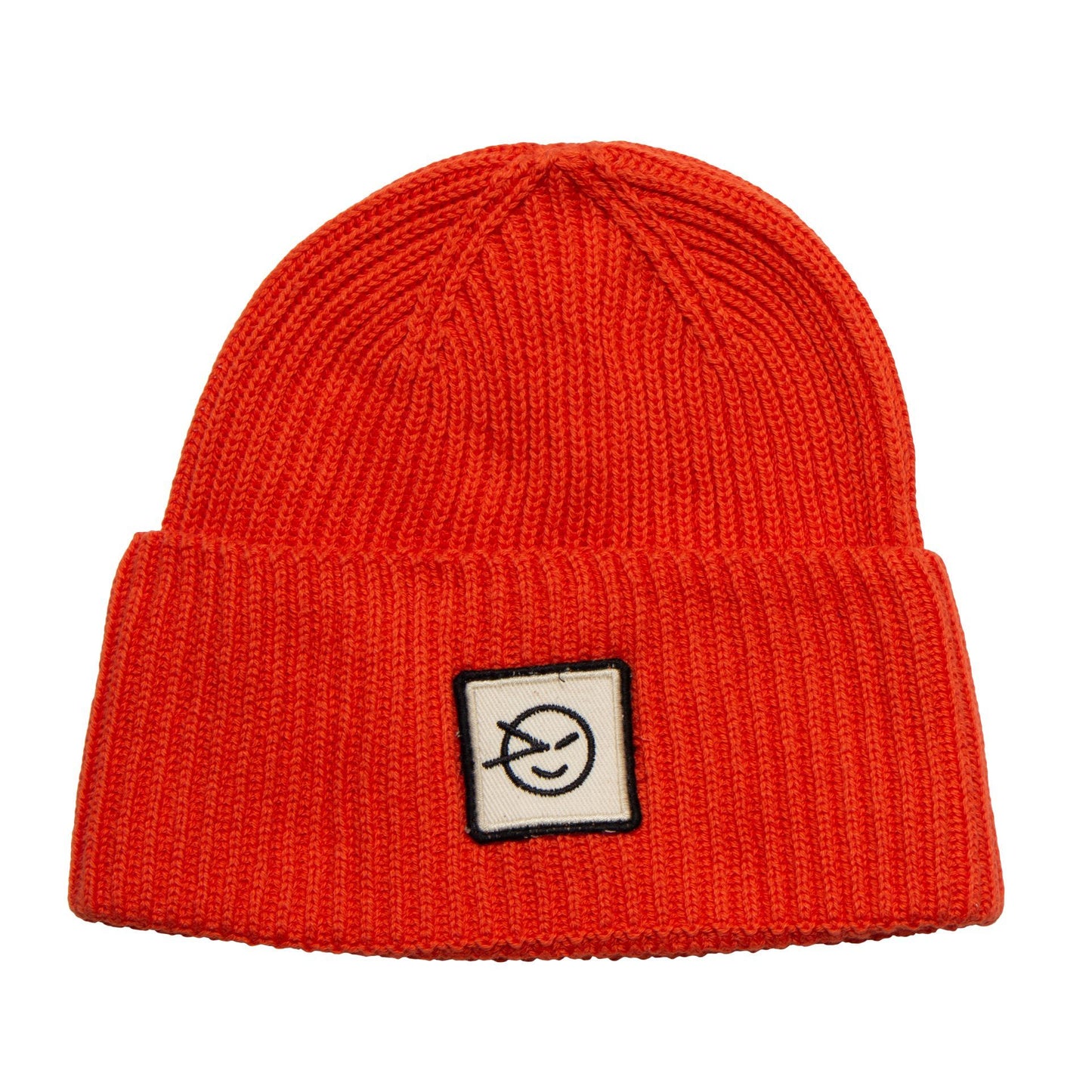 儿童红色棉针织帽