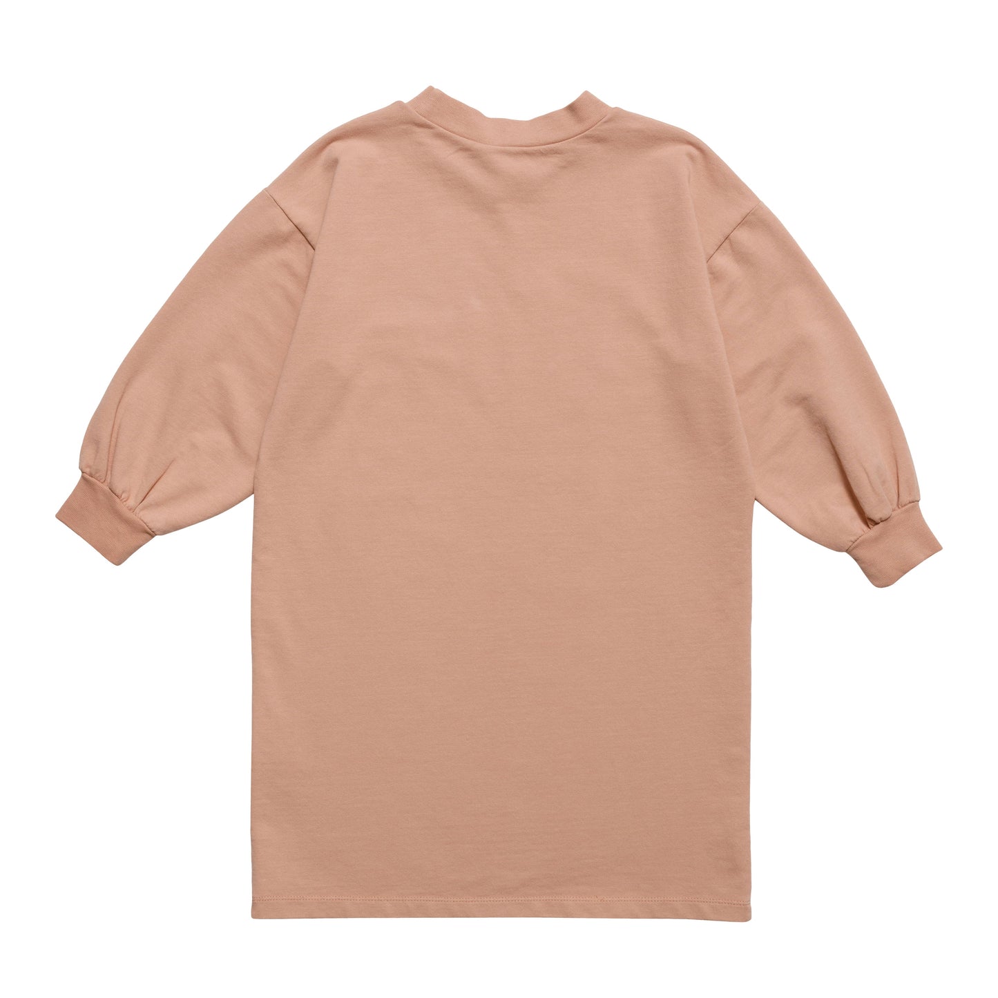 女童粉色Logo棉连衣裙