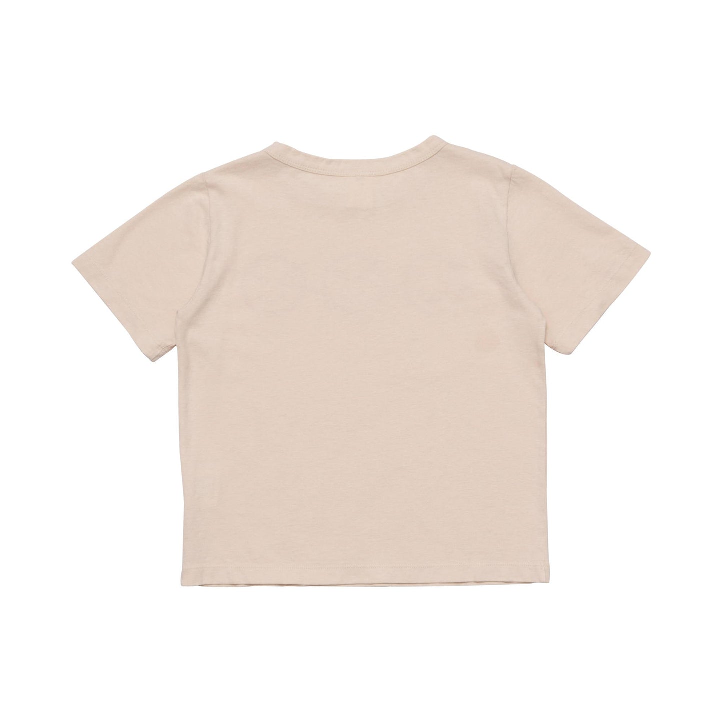 儿童米色棉T恤