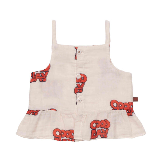 女童白色Logo上衣