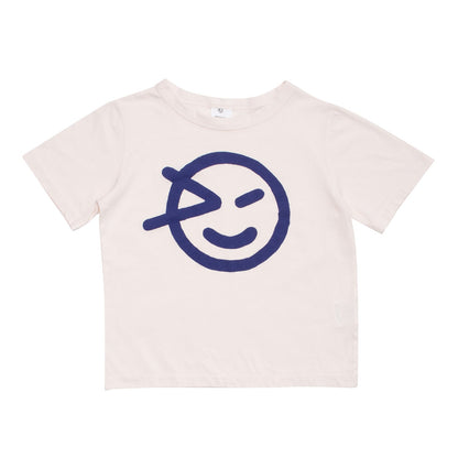 儿童白色Logo棉T恤
