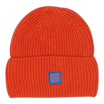 儿童橙色针织帽子