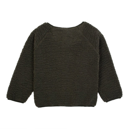 儿童深绿色夹克