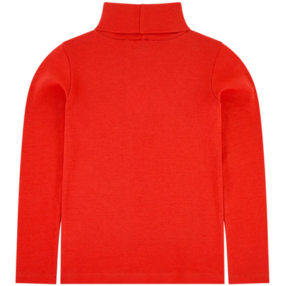 Girls Poppy Cotton Turtleneck