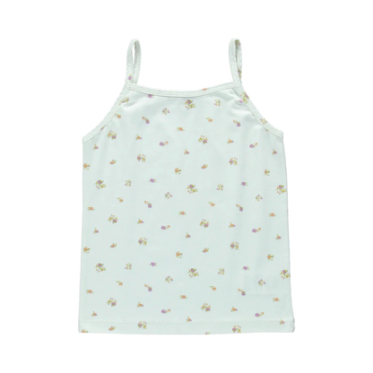 女童白色棉背心