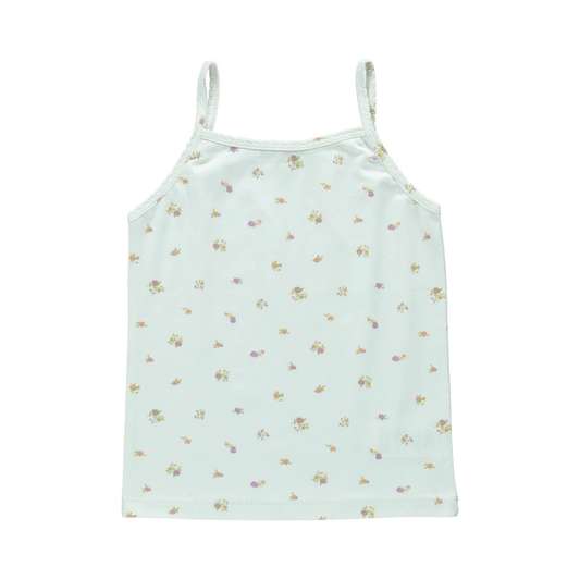 女童白色棉背心