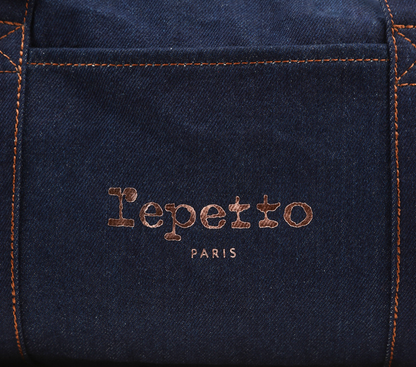 女童藏青色牛仔芭蕾舞包