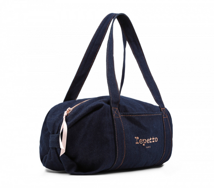 女童藏青色牛仔芭蕾舞包