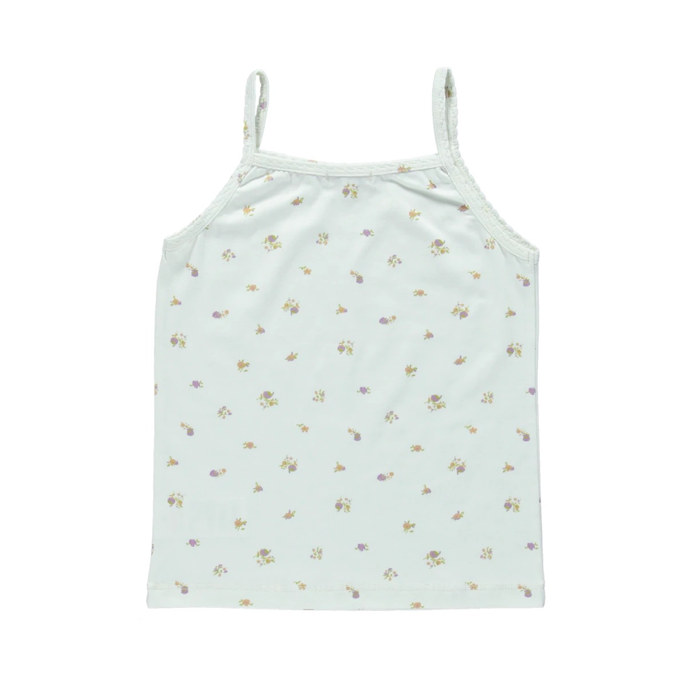 女童白色棉背心