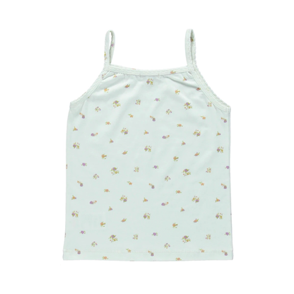 女童白色棉背心