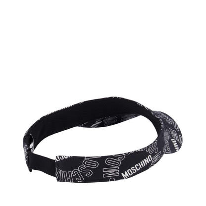 女童黑色Logo棉太阳帽