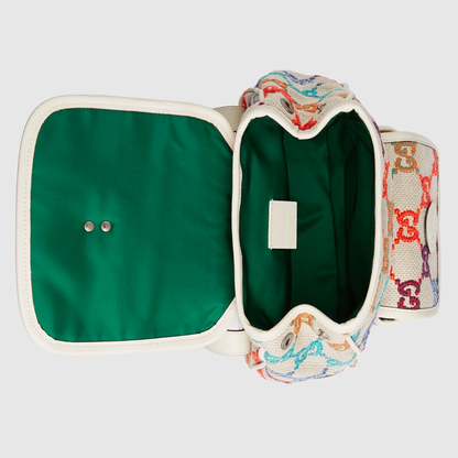 儿童米色GG背包